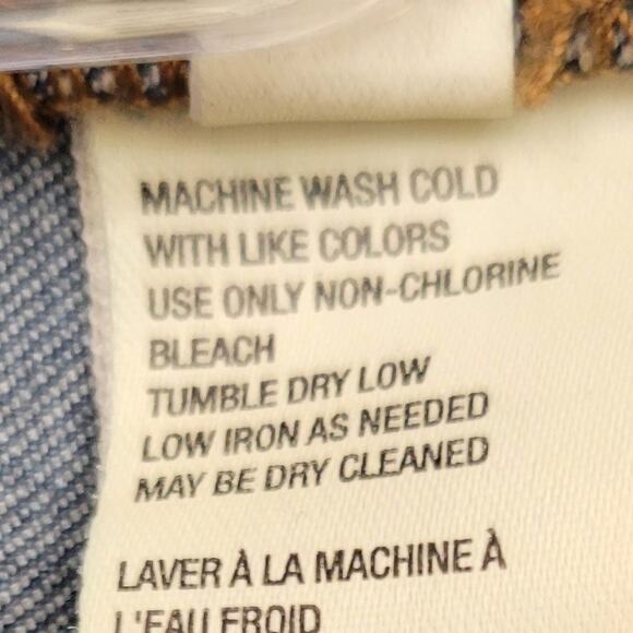 Free People Jeans Women's 28 Blue Pull On Mid Rise Flare Festival Boho Hippie - Picture 8 of 9